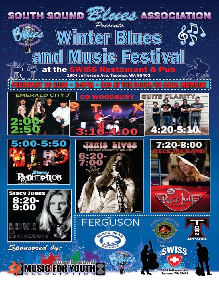 Winter Blues and Music Festival – South Sound Blues Association